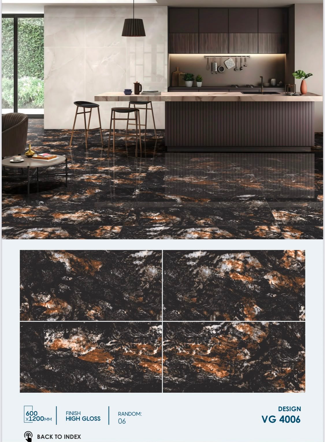 Luxury Marble Effect Porcelain Tiles in Moga - Dhammu and Company